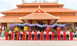 Kiên Giang: Khánh thành khu chứng tích chiến tranh rừng tràm Bang Biện Phú