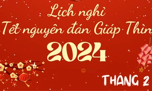 Lịch nghỉ Tết Nguyên đán Giáp Thìn 2024