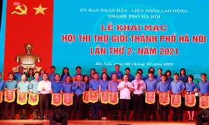 Khai mạc Hội thi thợ giỏi thành phố Hà Nội lần thứ 2