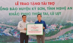 Trung Nam Group cùng Kỳ Sơn vượt qua lũ dữ, tái thiết cuộc sống