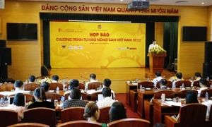 Họp báo chương trình Tự hào nông dân Việt Nam năm 2022