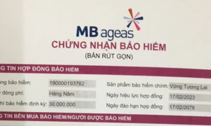 Vụ đến ngân hàng gửi tiết kiệm nhận về "chứng nhận bảo hiểm": Công ty bảo hiểm nhân thọ huỷ hợp đồng, trả lại tiền cho khách hàng sau phản ánh của Báo Đại biểu Nhân dân