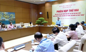 Phó Chủ tịch Quốc hội Nguyễn Khắc Định chủ trì Phiên họp triển khai Đề tài cấp bộ đặc biệt về Quốc hội