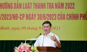 Ninh Bình: Quán triệt, hướng dẫn Luật Thanh tra năm 2022 và một số văn bản hướng dẫn thi hành