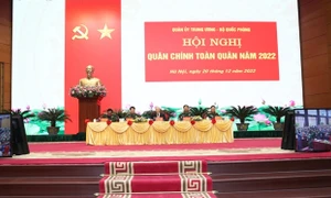 Hình ảnh tại Hội nghị Quân chính toàn quân năm 2022