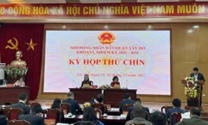 Khai mạc Kỳ họp thứ 9, HĐND quận Tây Hồ Khoá VI