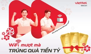 Lắp internet cáp quang Viettel đón Tết, trúng vàng trị giá hơn 2,2 tỷ đồng