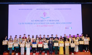 81 thí sinh xuất sắc đoạt giải cuộc thi “Học tập và làm theo tư tưởng, đạo đức, phong cách Hồ Chí Minh”