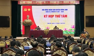 Khai mạc Kỳ họp thứ 8, HĐND huyện Đông Anh Khoá XX