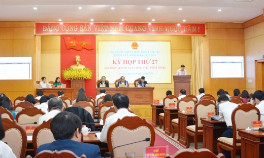 Lào Cai: Tổ chức Kỳ họp HĐND tỉnh để giải quyết công việc cấp bách