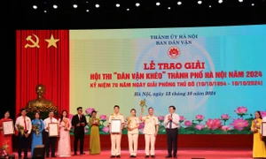 Công an Hà Nội đoạt giải xuất sắc Hội thi “Dân vận khéo” năm 2024