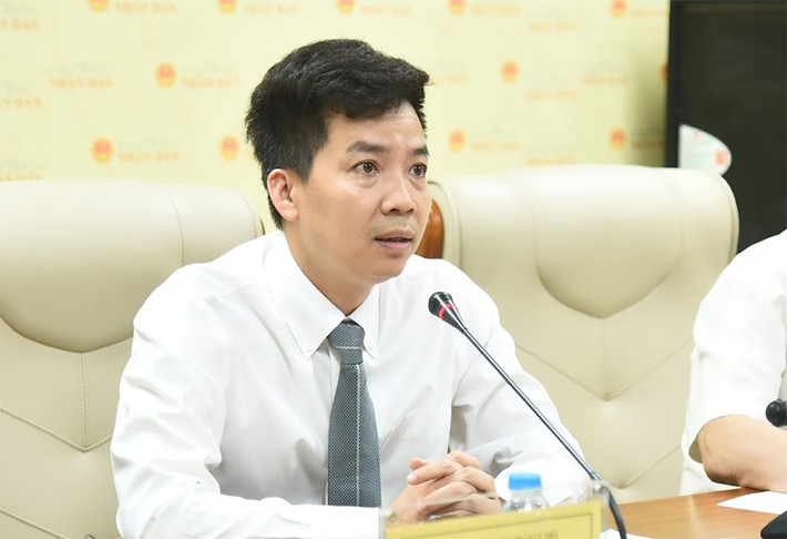 Ông Hà Quang Hưng, Phó Cục trưởng Cục Quản lý nhà và thị trường bất động sản, Bộ Xây dựng phát biểu. Ảnh: Quang Khánh quang-hung.jpg