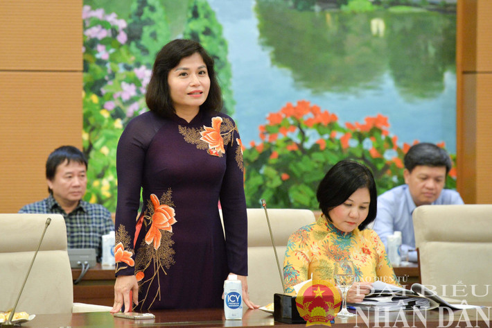 Ủy viên Thường trực Ủy ban Đối ngoại Thái Quỳnh Mai Dung phát biểu. Ảnh: Lâm Hiển uy-vien-thuong-truc-uy-ban-doi-ngoai-thai-quynh-mai-dung-8417-5391-3866.jpg