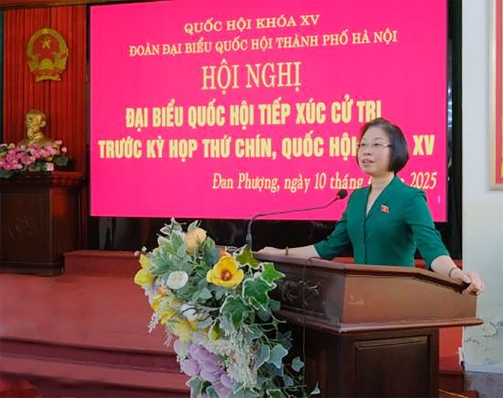 ĐBQH Phạm Thị Thanh Mai phát biểu tại hội nghị tiếp xúc cử tri thanh-mai.jpg
