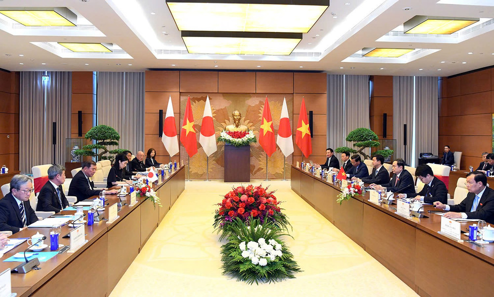 Quang cảnh hội kiến. Ảnh: Lâm Hiển hk.jpg