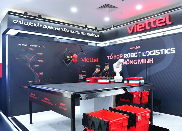 Chuỗi giải pháp tự động hóa toàn diện cho ngành logistics. Ảnh: Đức Thọ Chu×i gi£i pháp tñ Ùng hóa toàn diÇn cho ngành logistics do Viettel Post phát triÃn.jpg