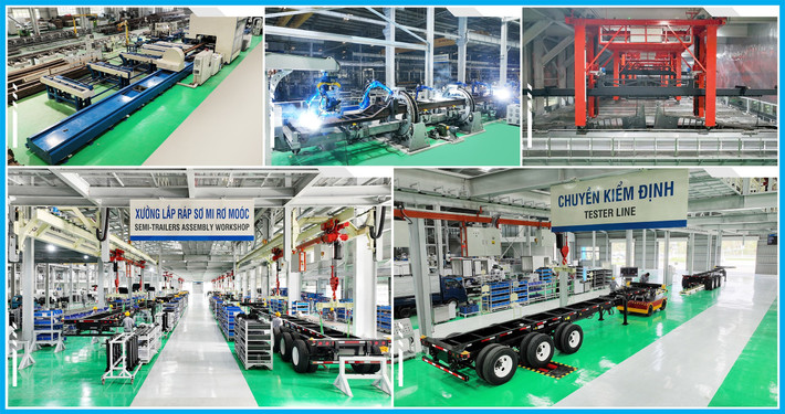 Sơ mi rơ moóc được sản xuất trên dây chuyền công nghệ tiên tiến. Ảnh: An Nhiên 2-so-mi-ro-mooc-duoc-san-xuat-tren-day-chuyen-cong-nghe-tien-tien.jpg