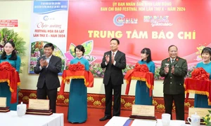 Khai trương Trung tâm báo chí phục vụ Festival Hoa Đà Lạt