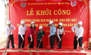 Đắk Nông: Khởi công và phát động xóa nhà tạm trên toàn tỉnh