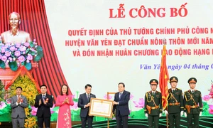 Chủ tịch Quốc hội Trần Thanh Mẫn dự Lễ công bố huyện Văn Yên, tỉnh Yên Bái đạt chuẩn nông thôn mới