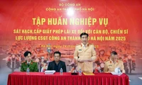 Công an Hà Nội: Tập huấn nghiệp vụ sát hạch, cấp giấy phép lái xe cho lực lượng Cảnh sát giao thông