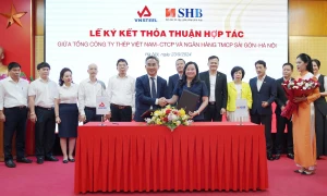 SHB ký kết hợp tác với Tổng Công ty Thép Việt Nam