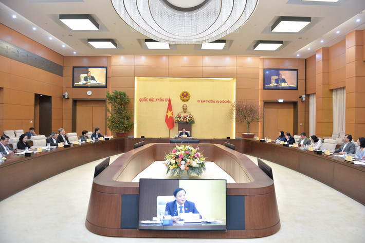 Quang cảnh cuộc làm việc. Ảnh: Hồ Long toan-canh.jpg