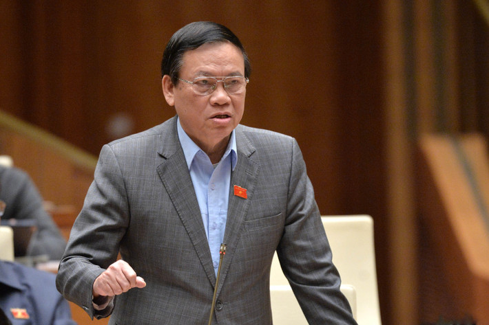 ĐBQH Vũ Trọng Kim (Nam Định) phát biểu. Ảnh: Hồ Long dbqh-vu-trong-kim-nam-dinh.jpg