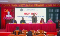 Quang cảnh buổi họp báo. Ảnh: Đàm Thanh