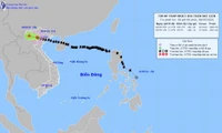 Ngày 8.9, Bão số 3 đã suy yếu thành vùng áp thấp nhiệt đới