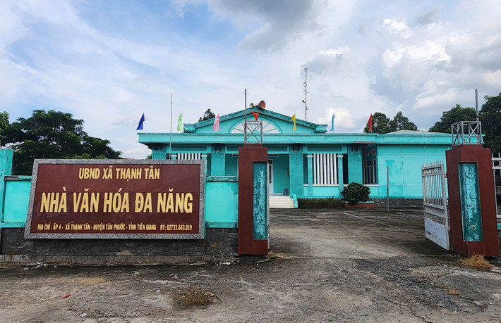 Nhà văn hoá xã Thạnh Tân trị giá hơn 4,3 tỷ đồng, do Công ty TNHH Mỹ Hiền Tân Thạnh thi công xây dựng 4942969f7187c9d99096-3934-7994.jpg