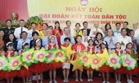 Tổng Bí thư Tô Lâm và Chủ tịch Quốc hội Trần Thanh Mẫn dự Ngày hội Đại đoàn kết toàn dân tộc tại Phường Quán Thánh, Hà Nội