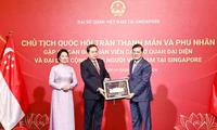 Chủ tịch Quốc hội Trần Thanh Mẫn gặp gỡ đại diện cộng đồng người Việt Nam tại Singapore 