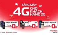 Viettel hỗ trợ chuyển đổi máy 4G miễn phí cho toàn bộ khách hàng 2G