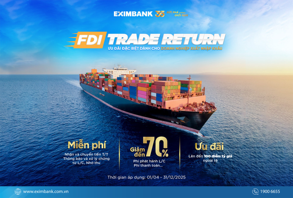 Eximbank vừa ra mắt chương trình Trade Return với nhiều ưu đãi dành cho doanh nghiệp xuất nhật khẩu. kv-fdi-1-ngang.jpg