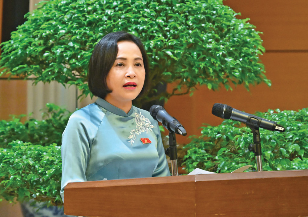 Phó Chủ tịch Quốc hội Nguyễn Thị Thanh phát biểu tại Lễ công bố pctqh-nguyen-thi-thanh1-362.jpg