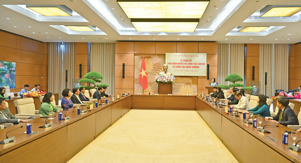Phó Chủ tịch Quốc hội Nguyễn Thị Thanh phát biểu tại Lễ công bố pctqh-nguyen-thi-thanh2-6218.jpg