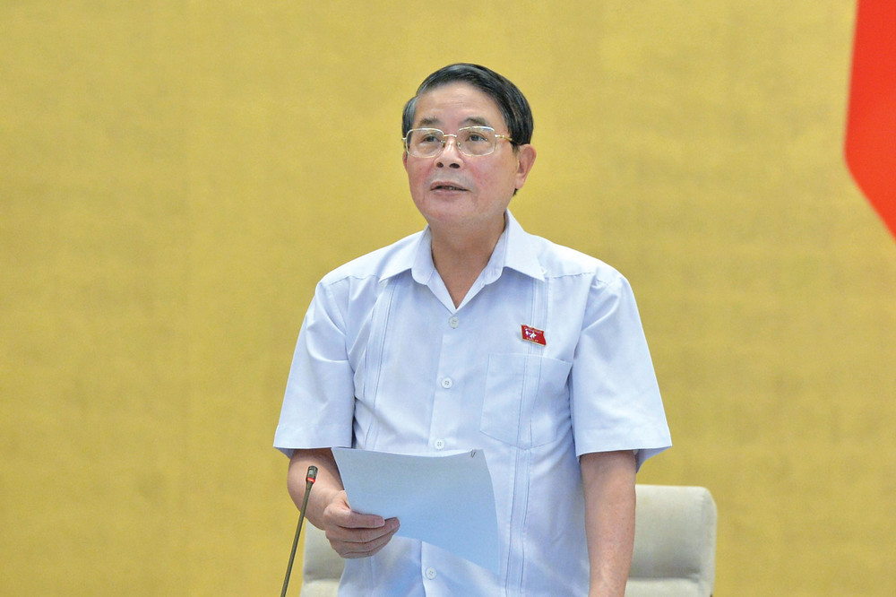 Phó Chủ tịch Quốc hội Nguyễn Đức Hải phát biểu. Ảnh: Hồ Long pctqh-nguyen-duc-hai2.jpg