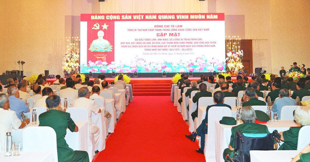 Quang cảnh buổi gặp mặt. Ảnh: Hoa Lê Quang cảnh buổi gặp mặt. Ảnh: Hoa Lê