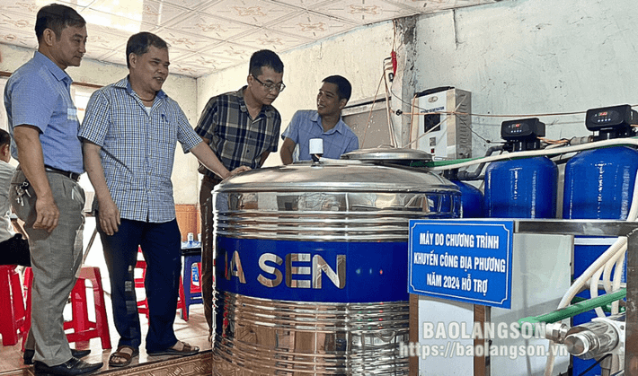 Trung tâm Xúc tiến đầu tư, Thương mại và Du lịch tỉnh Lạng Sơn nghiệm thu Đề án hỗ trợ ứng dụng máy móc, thiết bị sản xuất nước lọc tinh khiết năm 2024. Nguồn: Báo Lạng Sơn 466765_mceu_71585076211719393422017_16170126.png