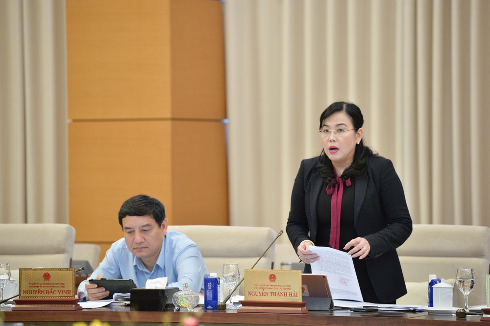 Chủ nhiệm Ủy ban Công tác đại biểu Nguyễn Thanh Hải phát biểu. Ảnh: Hồ Long Chủ nhiệm Ủy ban Công tác đại biểu Nguyễn Thanh Hải phát biểu. Ảnh: Hồ Long