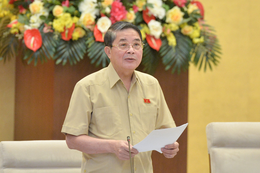 Phó Chủ tịch Quốc hội Nguyễn Đức Hải điều hành phiên họp. Ảnh: Hồ Long avatar