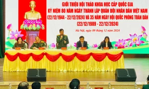 Hội thảo khoa học cấp quốc gia Kỷ niệm 80 năm ngày thành lập Quân đội Nhân dân Việt Nam sẽ diễn ra vào ngày 14.12 