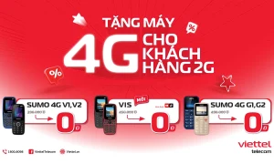 Viettel hỗ trợ chuyển đổi máy 4G miễn phí cho toàn bộ khách hàng 2G