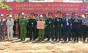 TP. Buôn Ma Thuột phát động thi đua lao động trên công trình hồ thủy lợi Ea Tam