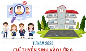 Từ năm 2025, chỉ tuyển sinh vào lớp 6 theo phương thức xét tuyển