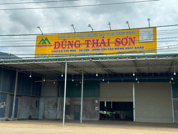 Đoàn kiểm tra 716 phát hiện Công ty Dũng Thái Sơn chưa đáp ứng các điều kiện bảo đảm an toàn thực phẩm Nhức nhối doanh nghiệp sầu riêng Đắk Lắk dán mã đóng gói sầu riêng TP. HCM để xuất khẩu -0