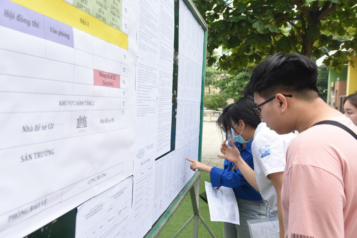 Hà Nội: Hơn 106.000 thí sinh hồi hộp đến trường làm thủ tục dự thi lớp 10 THPT ảnh 18 Sáng nay, hơn 106.000 thí sinh Hà Nội đến trường làm thủ tục dự thi lớp 10 THPT -1