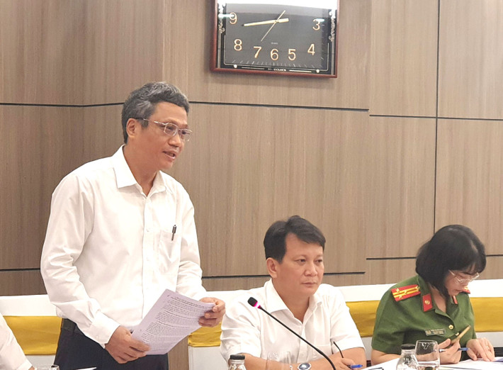 Phó Chánh án Tòa án Nhân dân thành phố Đà Nẵng Trần Đình Quảng phát biểu tại tọa đàm Tọa đàm “Lấy ý kiến phục vụ việc chỉnh lý dự thảo Luật Tư pháp người chưa thành niên” -0