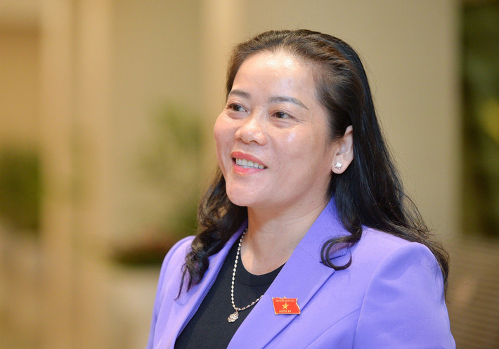 ĐBQH Lê Thị Thanh Lam (Hậu Giang) - Ảnh H.Ngọc